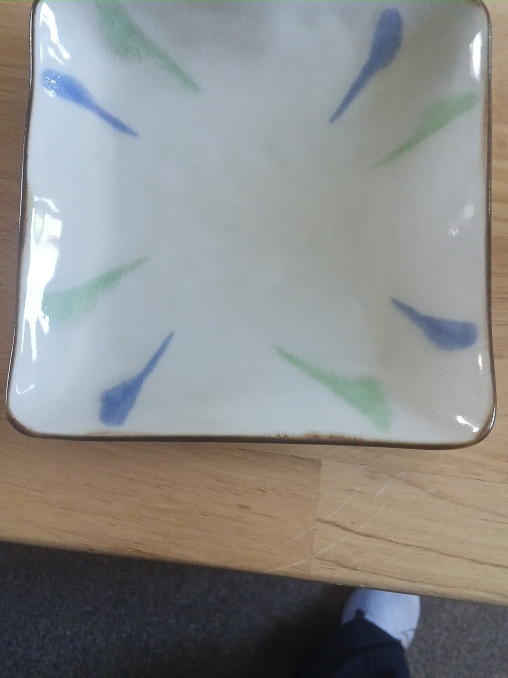 Vintage Pottery Barn Tray Salad Plate Japanese Pottery Ceramic Art